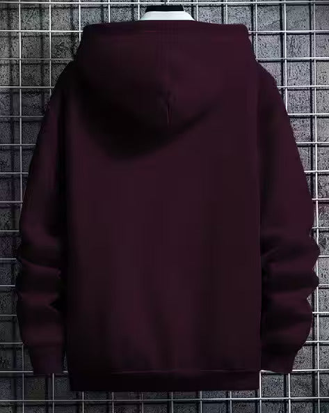 Men Typographic Hoodie